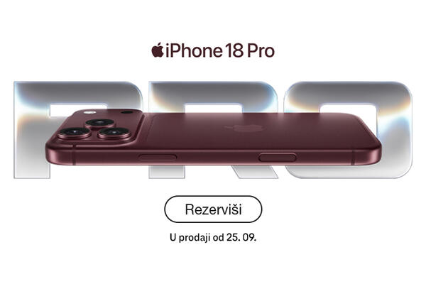 Nova generacija Pro iskustva u Crnogorskom Telekomu: iPhone 18 Pro...