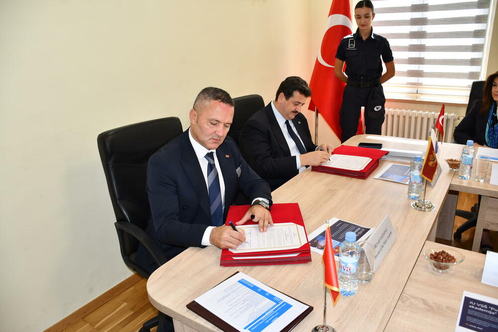 <p>Potpisan memorandum o razumijevanju o obrazovnoj i akademskoj saradnji s Turskom nacionalnom policijskom akademijom</p>