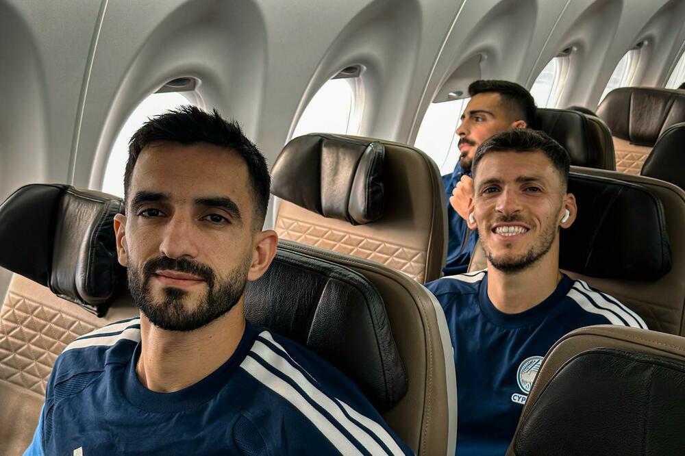 Kiprani na letu za Podgoricu, Foto: Cyprus Football Association﻿