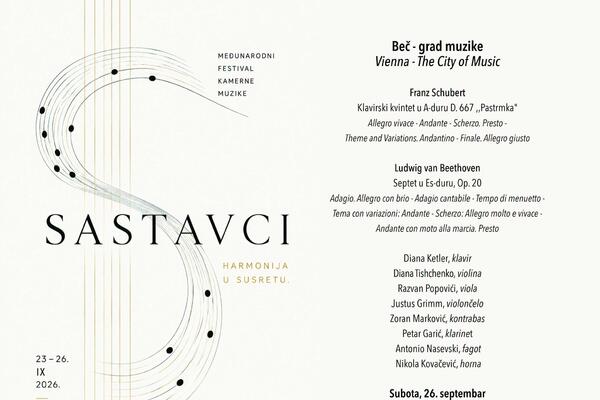 Beč stiže u Podgoricu: Završnica &bdquo;Sastavaka&rdquo; u znaku Šuberta i...