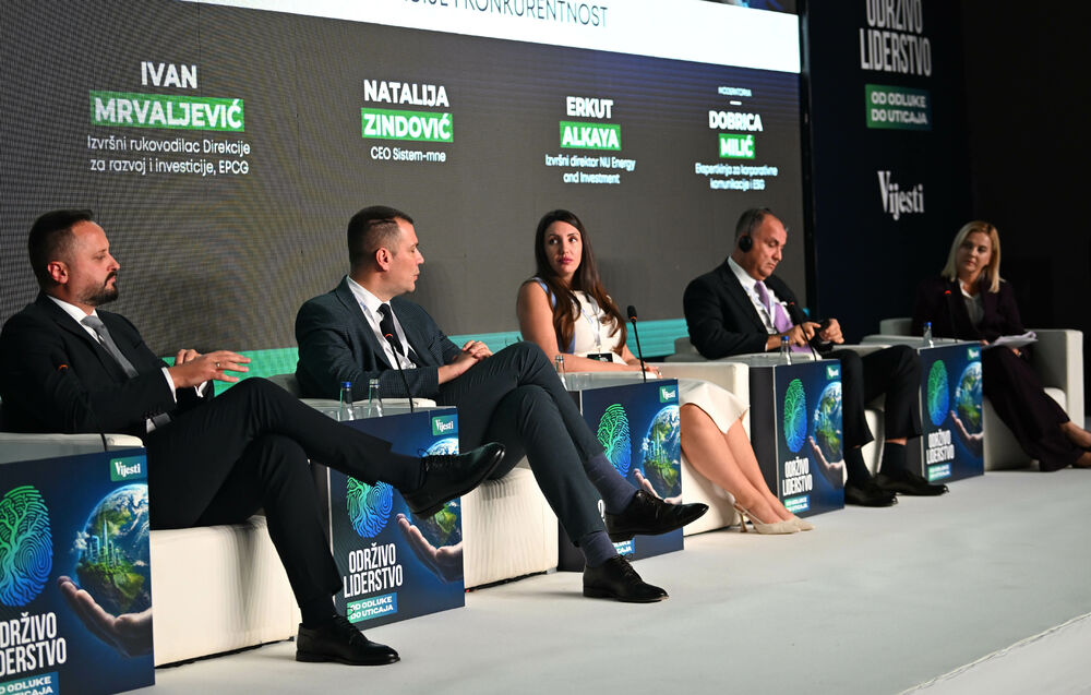 <p>Vijesti organizovale konferenciju koja je okupila okupiće predstavnike institucija, međunarodnih organizacija, poslovne, akademske i finansijske zajednice, civilnog sektora, kao i stručnjake iz oblasti održivog razvoja, energetike, investicija i ESG-a</p>