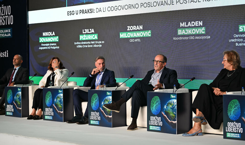 <p>Vijesti organizovale konferenciju koja je okupila okupiće predstavnike institucija, međunarodnih organizacija, poslovne, akademske i finansijske zajednice, civilnog sektora, kao i stručnjake iz oblasti održivog razvoja, energetike, investicija i ESG-a</p>
