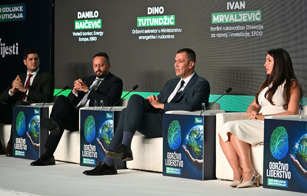 <p>Vijesti organizovale konferenciju koja je okupila okupiće predstavnike institucija, međunarodnih organizacija, poslovne, akademske i finansijske zajednice, civilnog sektora, kao i stručnjake iz oblasti održivog razvoja, energetike, investicija i ESG-a</p>