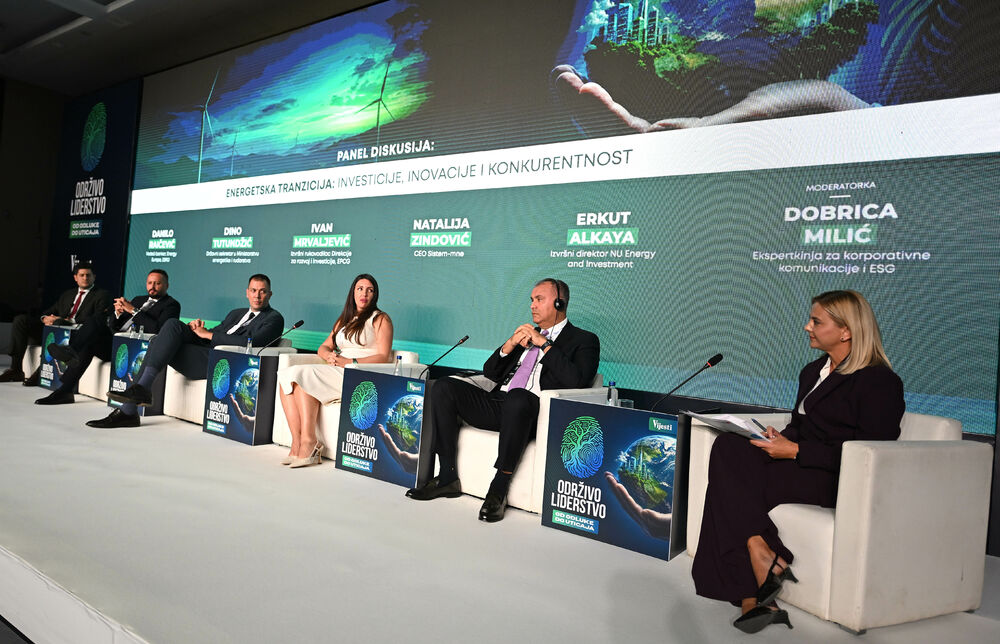 <p>Vijesti organizovale konferenciju koja je okupila okupiće predstavnike institucija, međunarodnih organizacija, poslovne, akademske i finansijske zajednice, civilnog sektora, kao i stručnjake iz oblasti održivog razvoja, energetike, investicija i ESG-a</p>