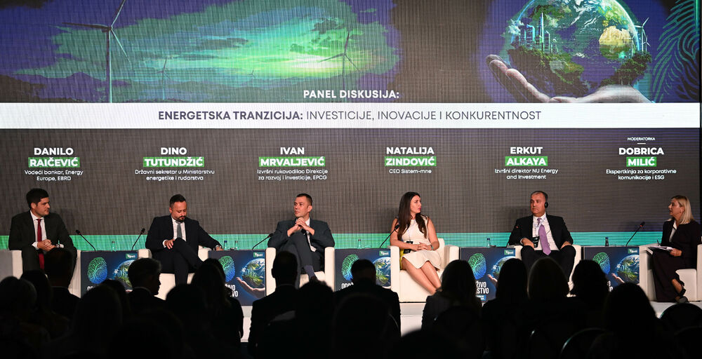 <p>Vijesti organizovale konferenciju koja je okupila okupiće predstavnike institucija, međunarodnih organizacija, poslovne, akademske i finansijske zajednice, civilnog sektora, kao i stručnjake iz oblasti održivog razvoja, energetike, investicija i ESG-a</p>