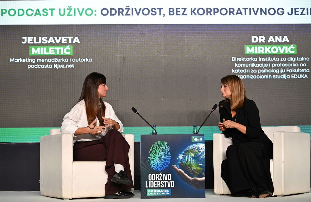<p>Vijesti organizovale konferenciju koja je okupila okupiće predstavnike institucija, međunarodnih organizacija, poslovne, akademske i finansijske zajednice, civilnog sektora, kao i stručnjake iz oblasti održivog razvoja, energetike, investicija i ESG-a</p>