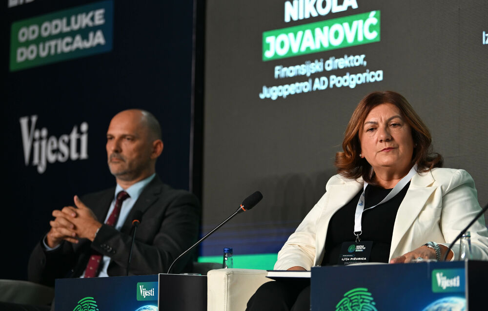 <p>Vijesti organizovale konferenciju koja je okupila okupiće predstavnike institucija, međunarodnih organizacija, poslovne, akademske i finansijske zajednice, civilnog sektora, kao i stručnjake iz oblasti održivog razvoja, energetike, investicija i ESG-a</p>