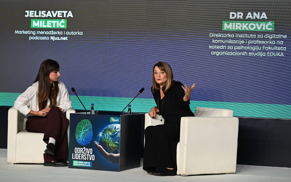 <p>Vijesti organizovale konferenciju koja je okupila okupiće predstavnike institucija, međunarodnih organizacija, poslovne, akademske i finansijske zajednice, civilnog sektora, kao i stručnjake iz oblasti održivog razvoja, energetike, investicija i ESG-a</p>