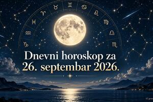 Dnevni horoskop za subotu, 26. septembar 2026.