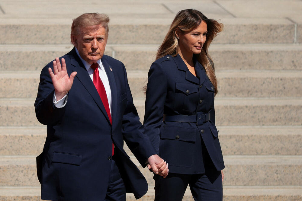 Donald Tramp sa suprugom Melanijom, Foto: REUTERS