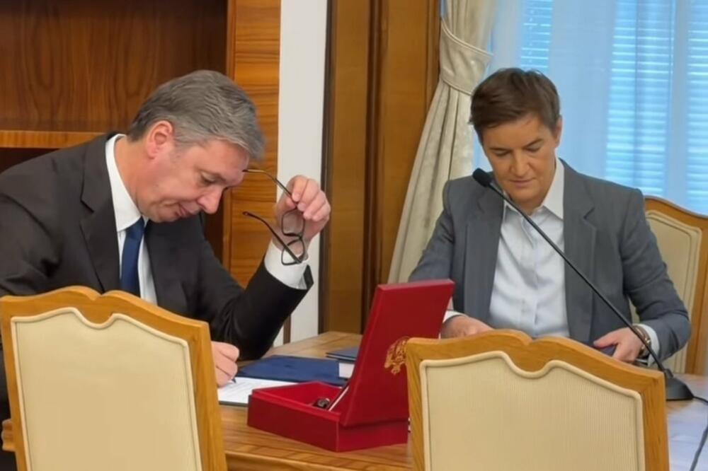 Vučić i Brnabić, Foto: Instagram.com/buducnostsrbijeav