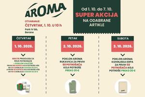 Aroma stiže u Berane &ndash; otvaranje 1. oktobra