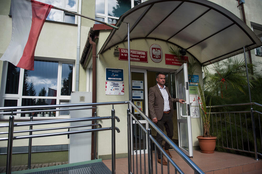Jaroslav Vojćicki, direktor škole u Dorohusku, Foto: Beta/AP