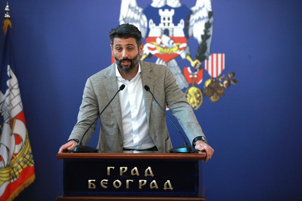 Šapić na konferenciji za novinare, Foto: BETAPHOTO