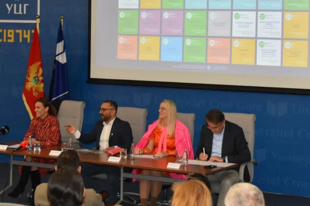 Sa današnje konferencije za medije na UCG, Foto: Printscreen