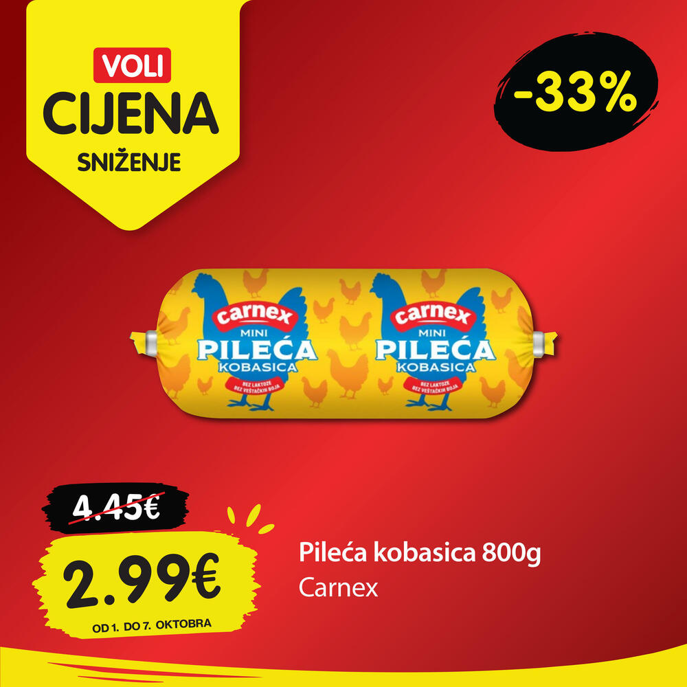 <p><em>Voli cijene su ponovo tu! Svakog četvrtka pronađite artikle po sniženoj cijeni i uštedite pri kupovini.</em></p>