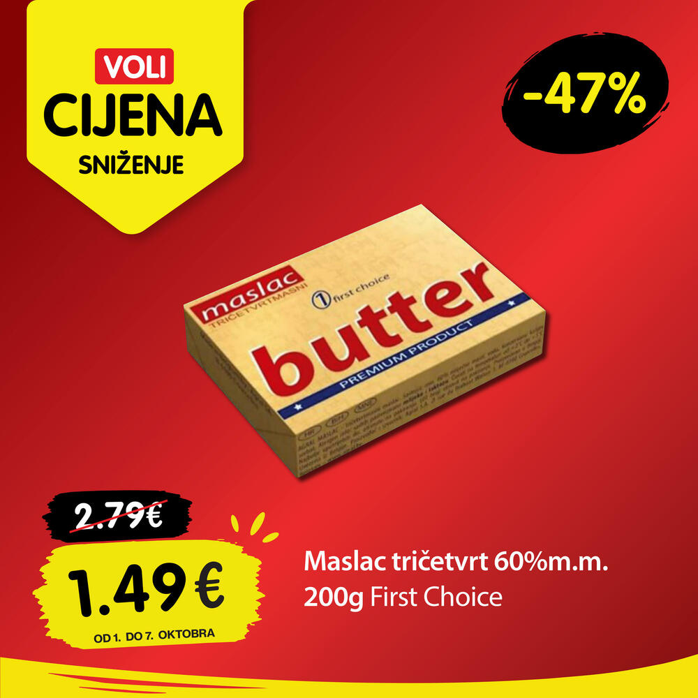 <p><em>Voli cijene su ponovo tu! Svakog četvrtka pronađite artikle po sniženoj cijeni i uštedite pri kupovini.</em></p>