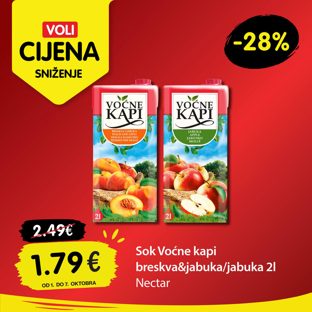 <p><em>Voli cijene su ponovo tu! Svakog četvrtka pronađite artikle po sniženoj cijeni i uštedite pri kupovini.</em></p>