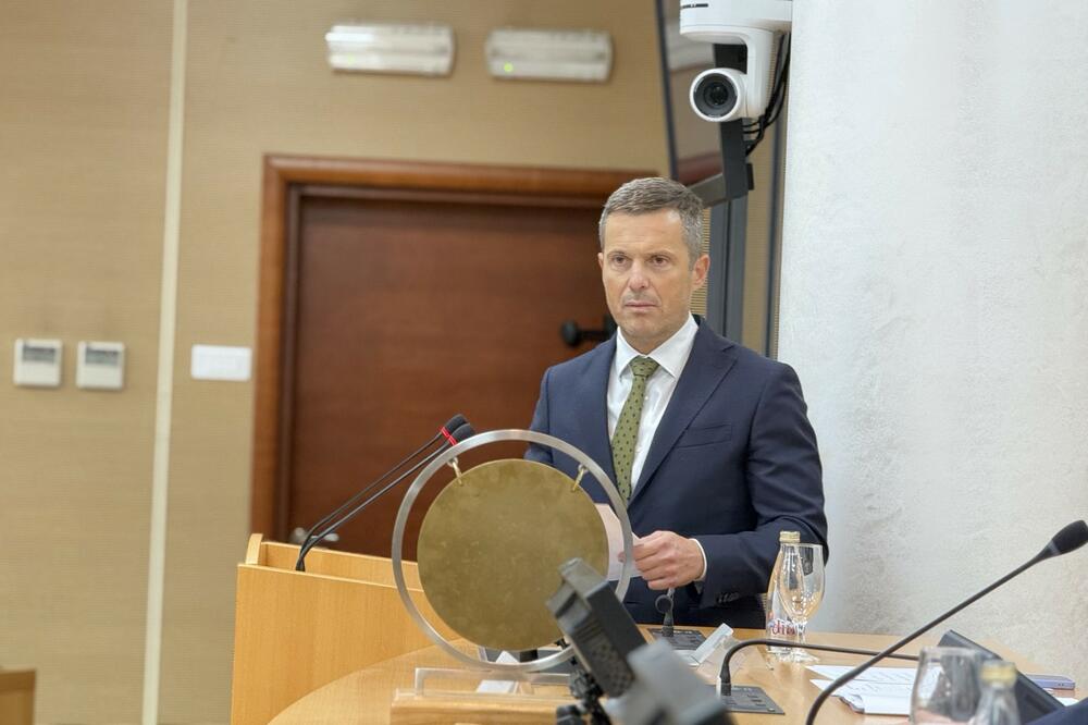 Mujović na sjednici, Foto: Nikola Saveljić