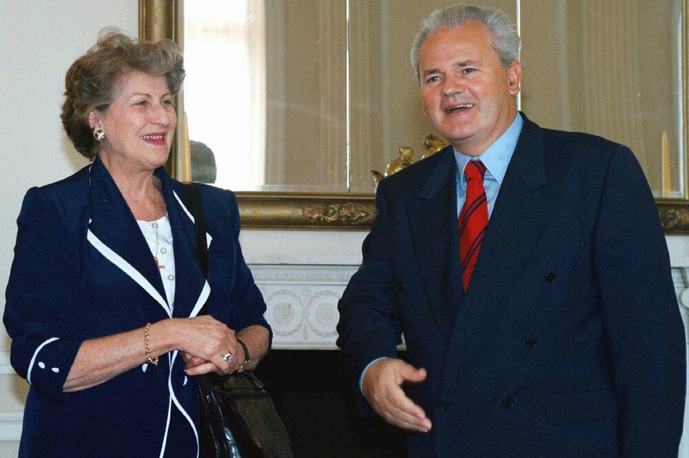 Slobodan Milošević i Biljana Plavšić u Beogradu 24. septembra 1997. godine, Foto: Beta/AP