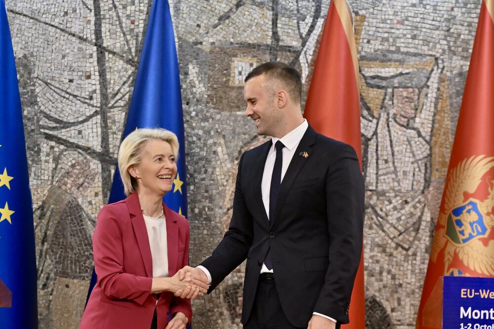 Ursula fon der Lajen i Milojko Spajić, Foto: Risto Božović