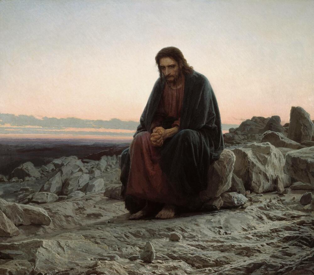 Ivan Kramskoj, „Hrist u pustinji“, (1872)
