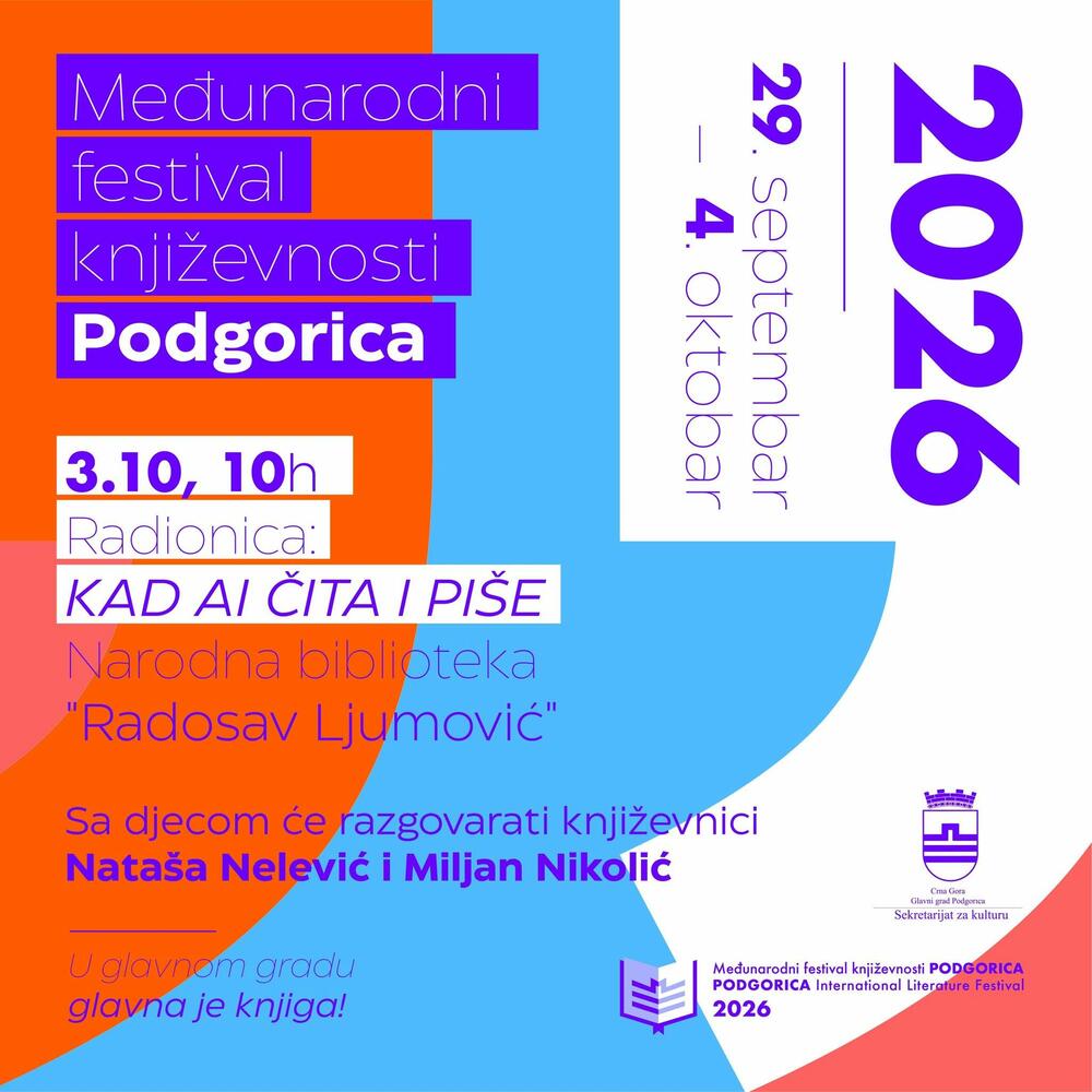 <p>Promocija italijanskog izdanja zbirke &bdquo;Neko zove&rdquo; u izdanju kuće Besa-Muci i prevodu Tereze Albano zatvorila je četvrti dan Međunarodnog podgoričkog sajma knjiga i obrazovanja, skreće pažnju na trajnu kulturnu sponu između Crne Gore i Italije</p>