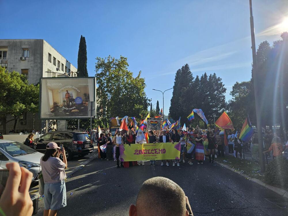 <p>Na četrnaestom Montenegro Prajdu u Podgorici održani govori, učesnici prošetali ulicama centra Podgorice</p>