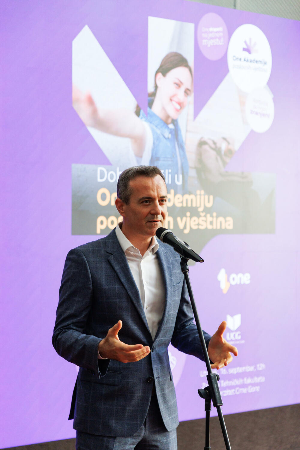 Vladimir Božović, rektor UCG