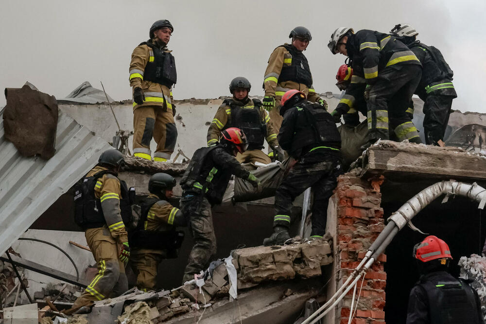 Detalj iz Harkova nakon napada, Foto: Reuters