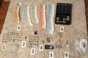 Two people arrested in Podgorica, 70 packages of marijuana found...