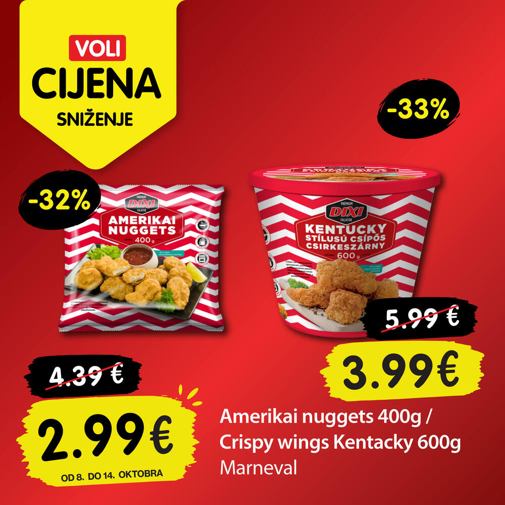 <p><em>I ovog četvrtka stižu nove Voli cijene! Pogledajte izdvojene proizvode, iskoristite posebne cijene i ostvarite uštedu koja će obradovati i vas i vaš kućni budžet.</em></p>
