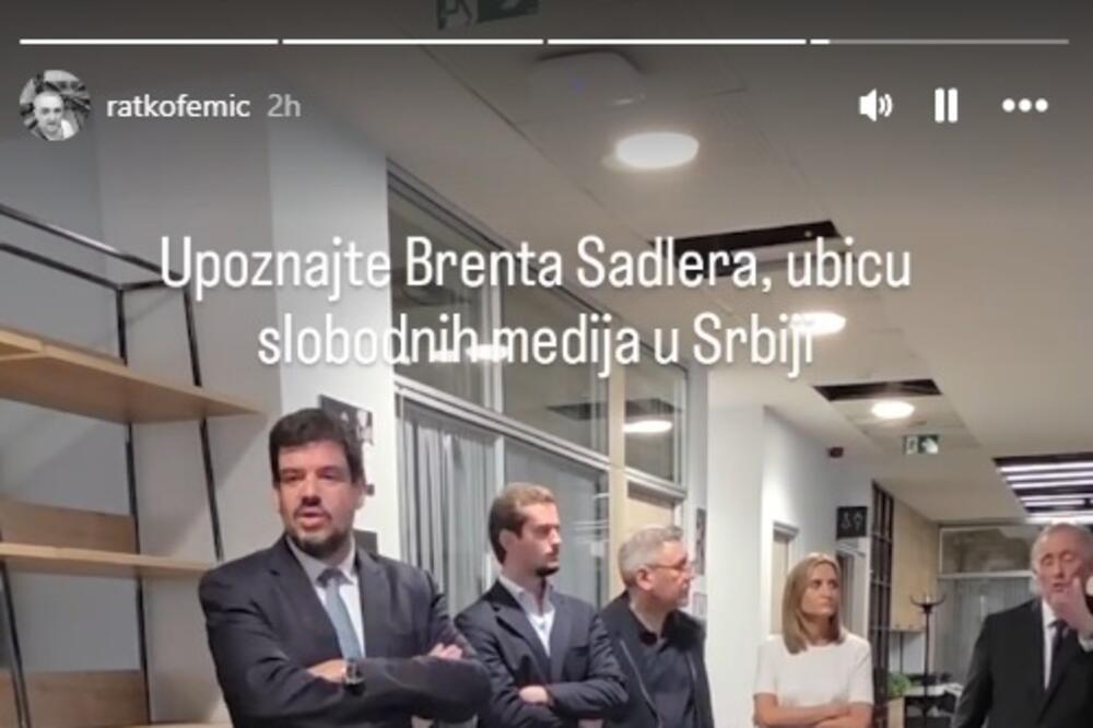 Detalj iz jednog od videa koji je objavio Ratko Femić, Foto: www.instagram.com/ratkofemic