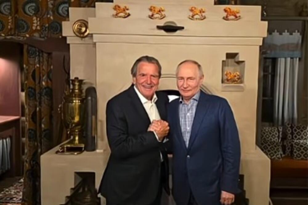 Šreder i Putin, Foto: Screenshot/Youtube