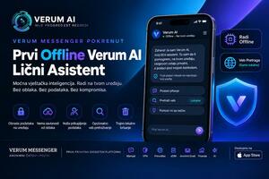 Verum Messenger predstavio prvi potpuno oflajn Verum AI lični...