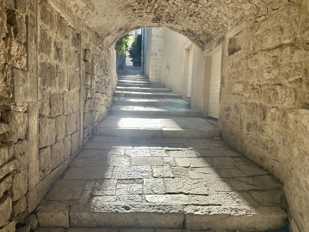 Stepenice u korčulanskom starom gradu