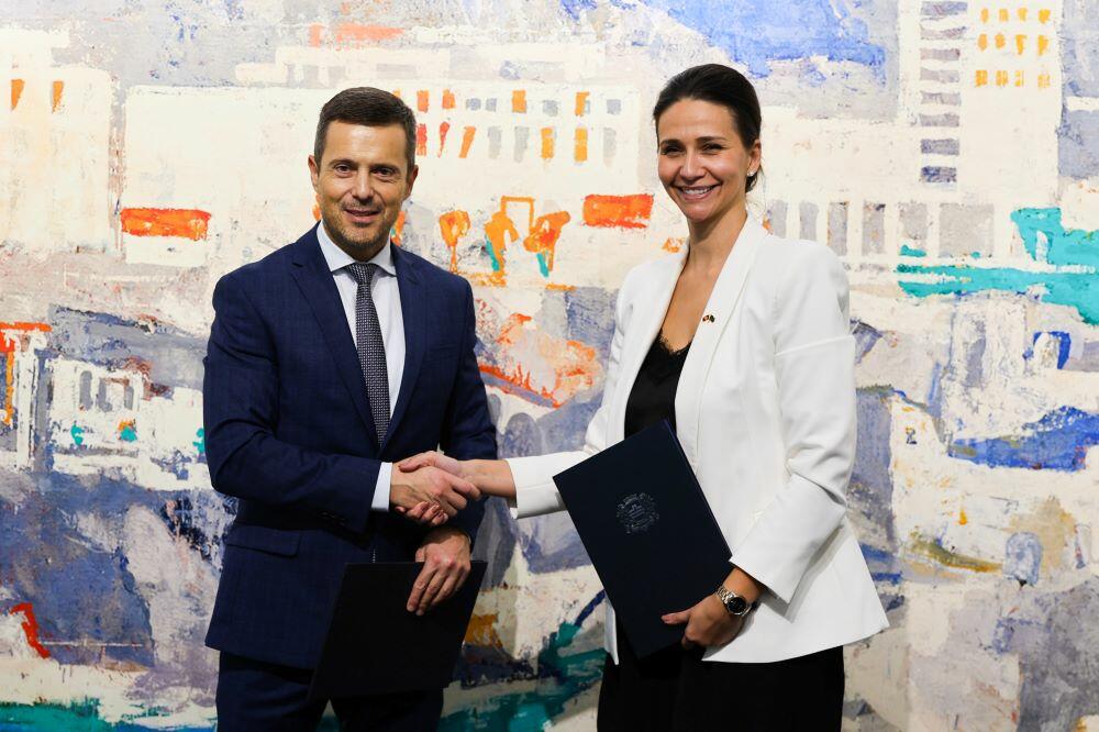 Mujović i Adžović, Foto: Glavni grad Podgorica