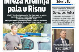 Naslovna strana "Vijesti" za 10. oktobar 2026. godine