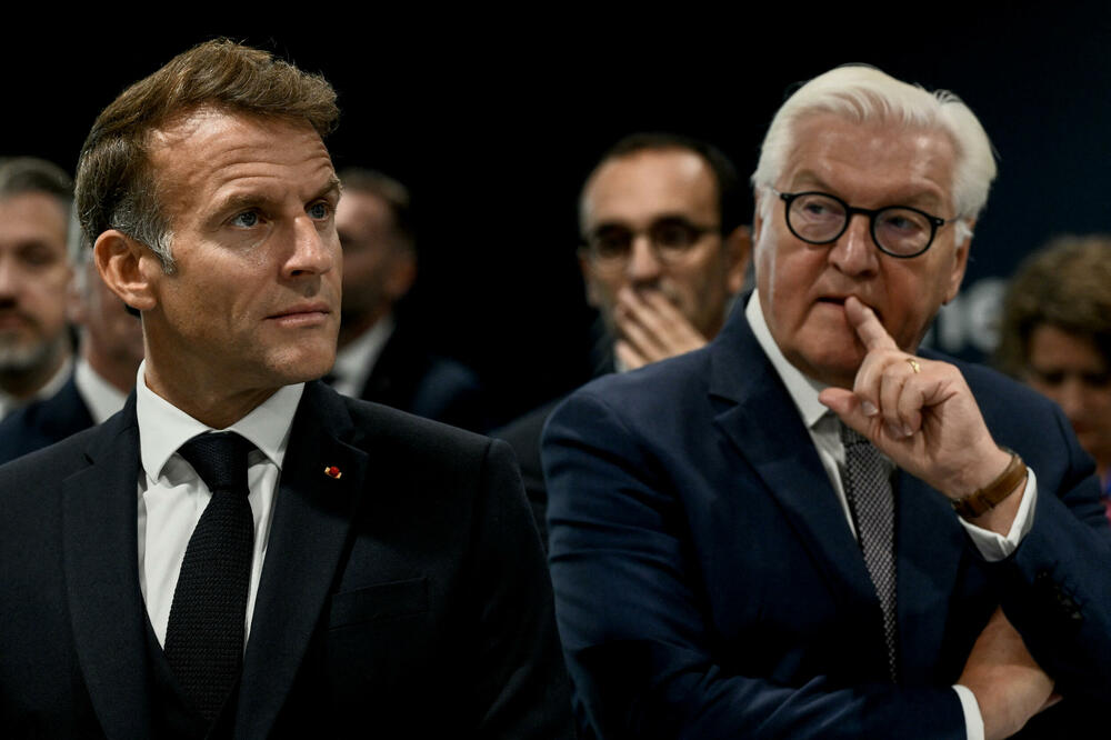 Makron i Štajnmajer, Foto: Reuters