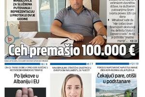 Naslovna strana "Vijesti" za 11. oktobar 2026. godine