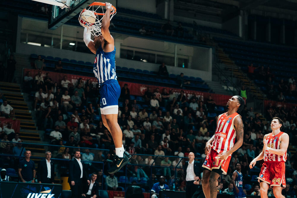 Džastin Smit na utakmici protiv Zvezde, Foto: ABA liga/Dragana Stjepanović
