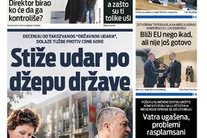 Naslovna strana "Vijesti" za 13. oktobar 2026. godine