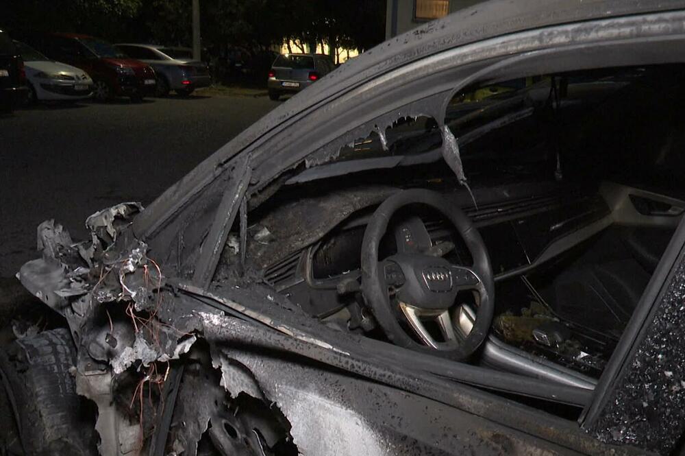 požar automobili, požar Podgorica, zapaljena vozila