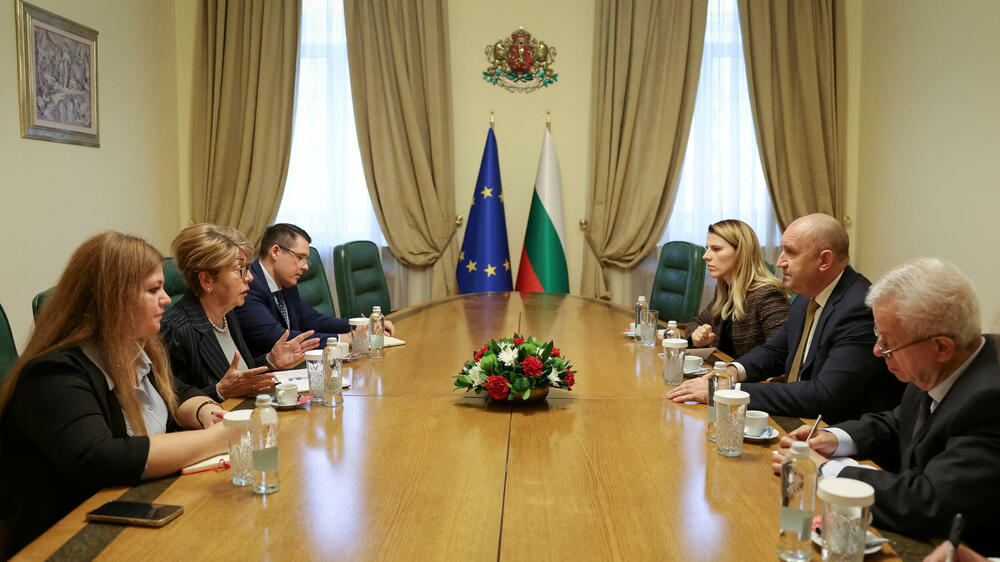 Radev i Mitrofanova na današnjem sastanku u Sofiji