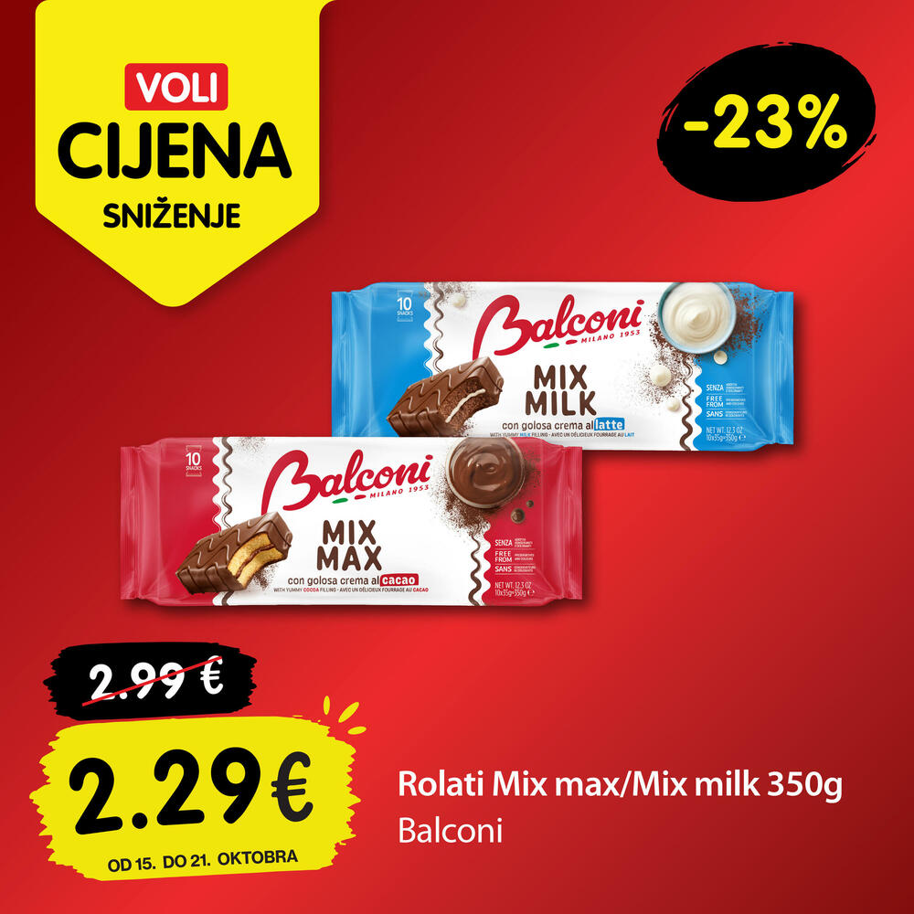 <p>Vrijeme je da otkrijete šta vas čeka u novoj sedmici sjajnih ponuda. I ovog četvrtka pripremili smo vam nove Voli cijene za omiljene proizvode, uz koje svakodnevna kupovina postaje još povoljnija.</p>