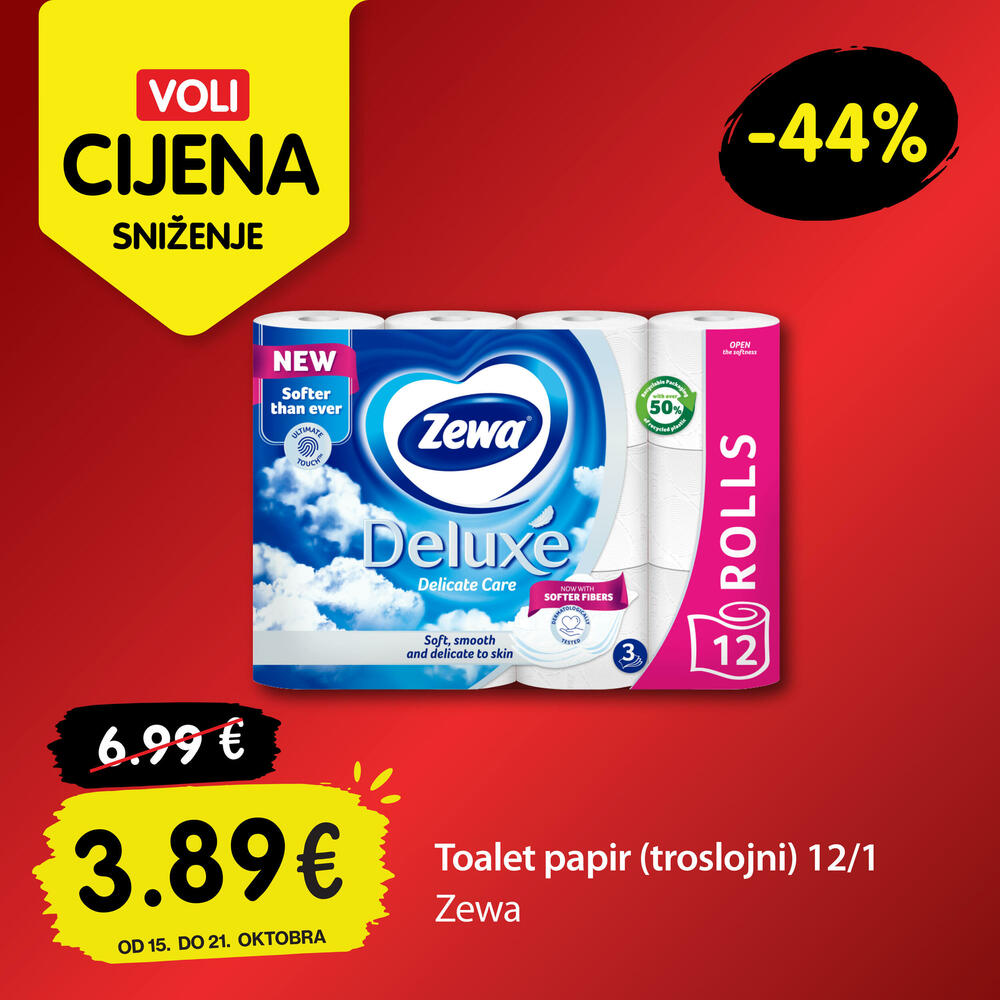 <p>Vrijeme je da otkrijete šta vas čeka u novoj sedmici sjajnih ponuda. I ovog četvrtka pripremili smo vam nove Voli cijene za omiljene proizvode, uz koje svakodnevna kupovina postaje još povoljnija.</p>