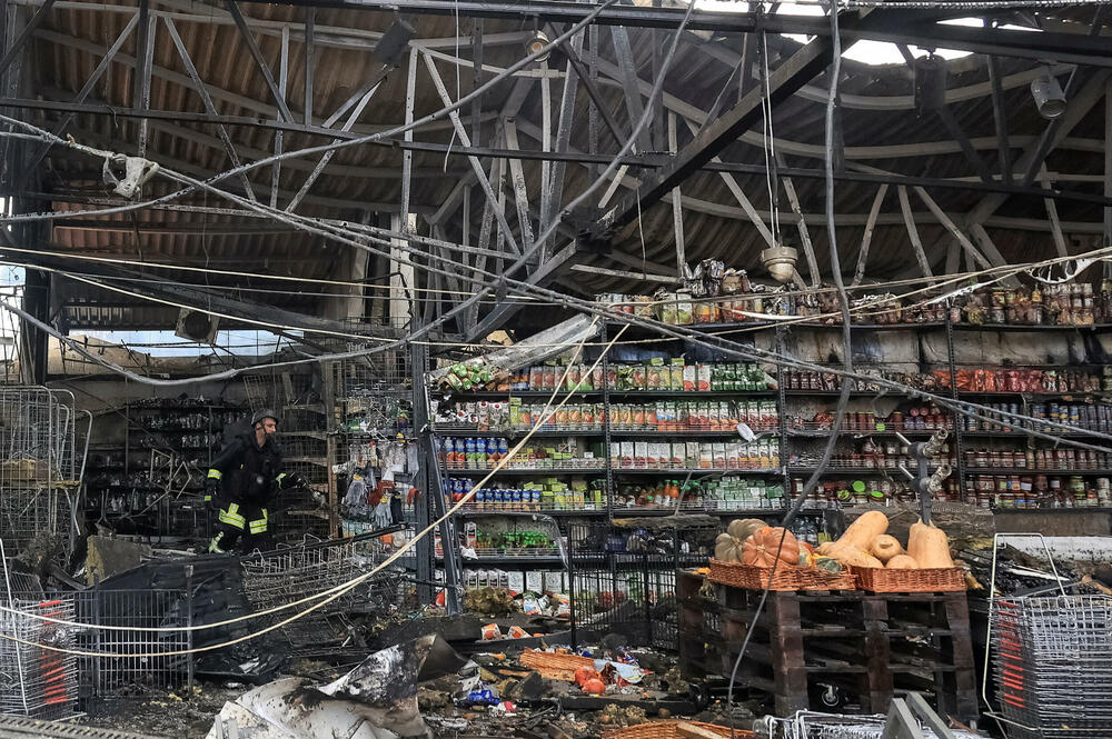 Detalj nakon ruskog napada na region Odese u Ukrajini
