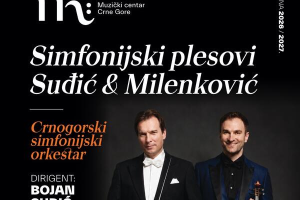 Stefan Milenković i Bojan Suđić sjutra na sceni Muzičkog centra