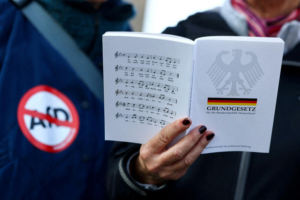 Protest protiv izbora kandidata AfD-a za predsjednika pokrajinskog parlamenta u Magdeburgu