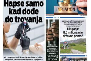 Naslovna strana "Vijesti" za 17. oktobar 2026. godine